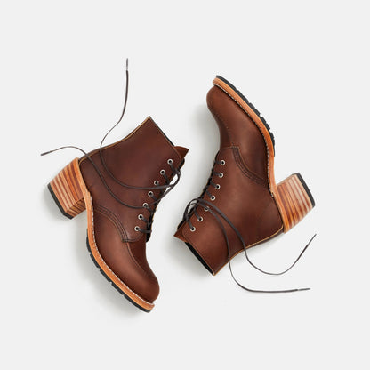 Clara Heeled Boot in Dark Brown Leather 3406 - Red Wing Shoes
