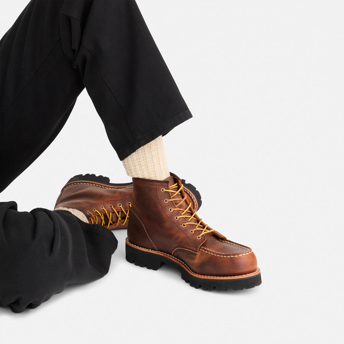 Porter Moc in Copper Rough & Tough 3498 | Red Wing Heritage - Red Wing Shoes