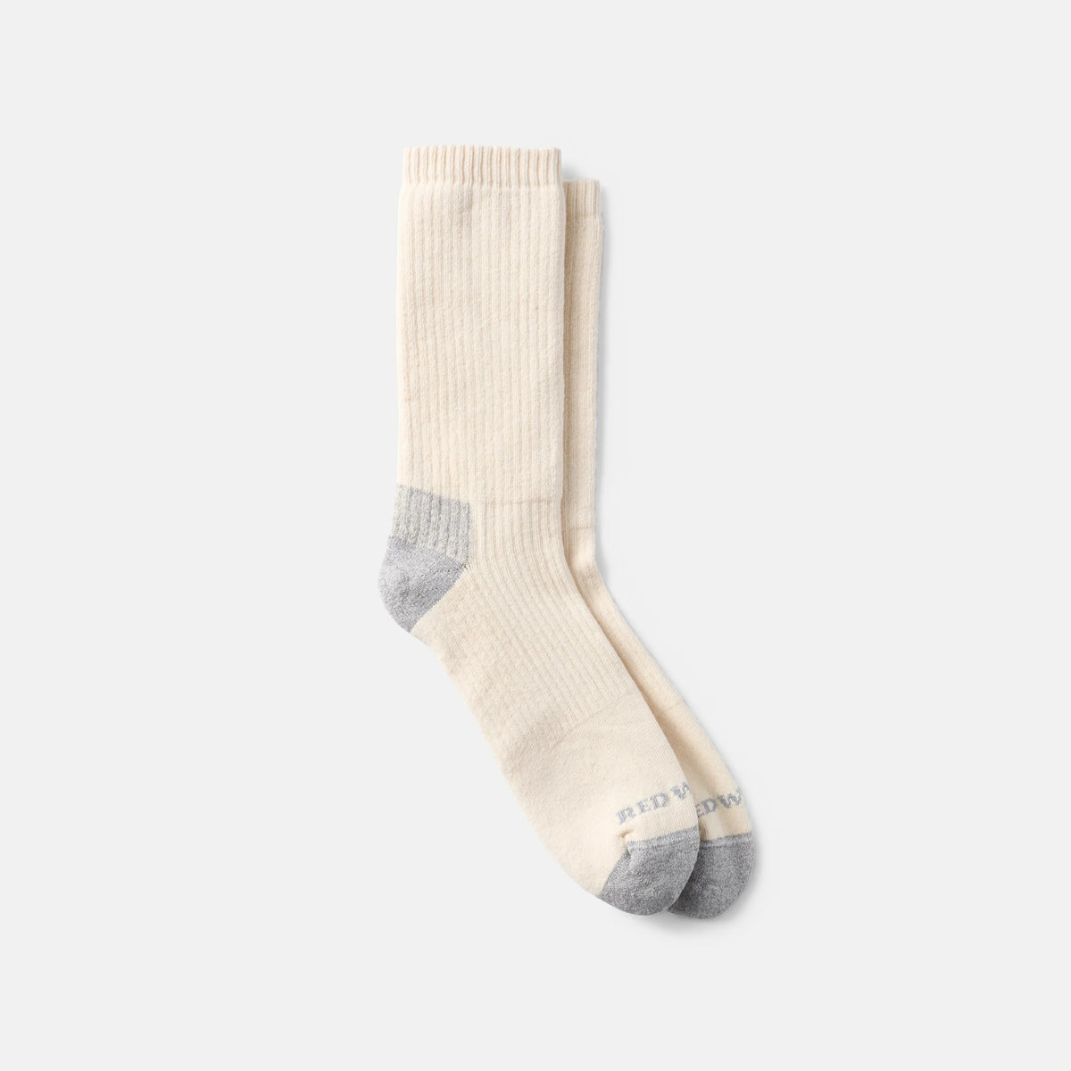 Unisex Cushion Crew Socks in Cream | Red Wing Heritage 97678 - Red Wing Shoes