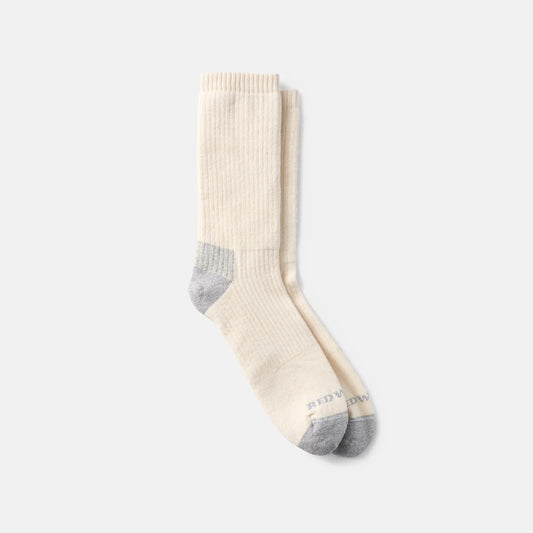 Unisex Cushion Crew Socks in Cream | Red Wing Heritage 97678 - Red Wing Shoes