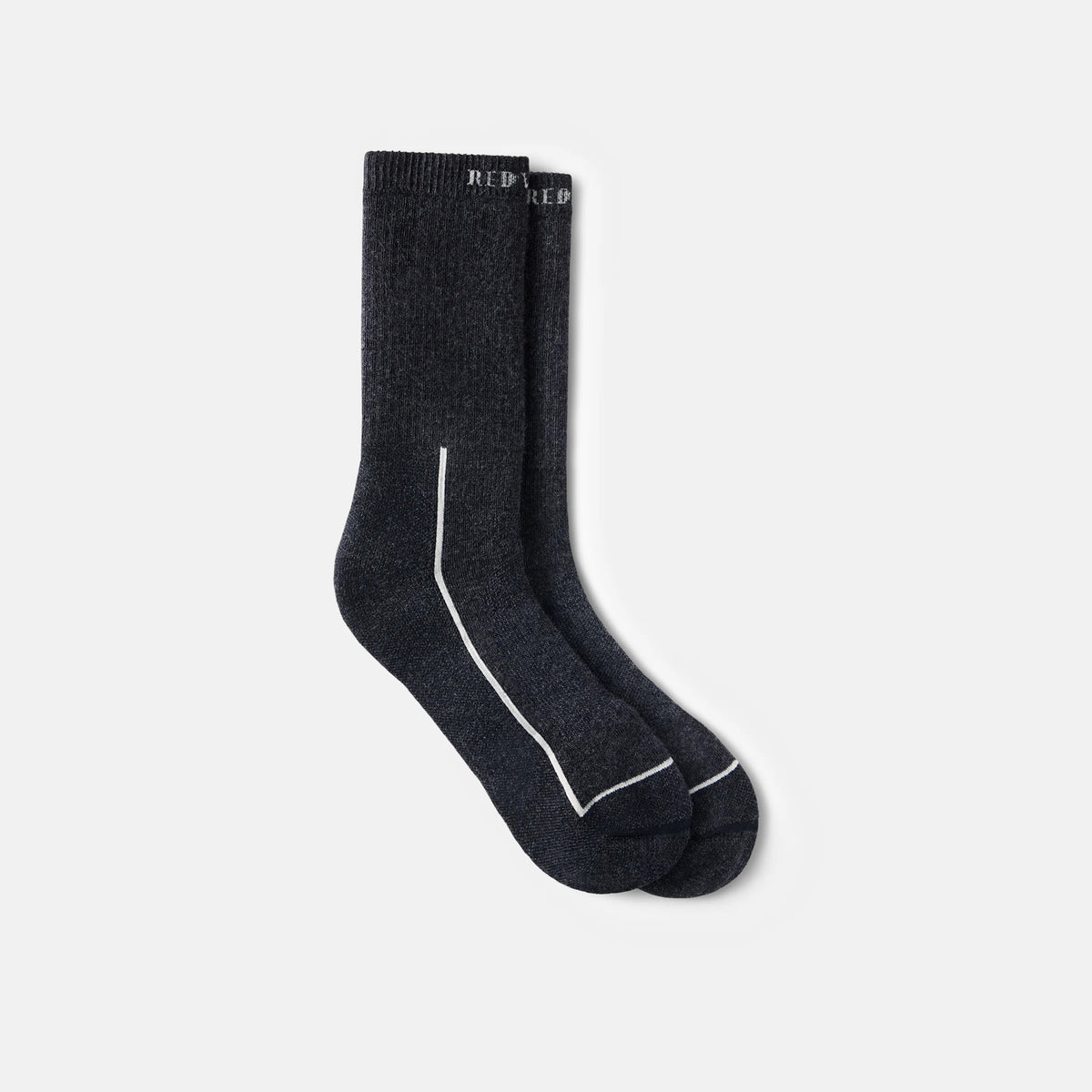Unisex Steel-Toe Merino Wool Blend Crew Sock in Black 97394 - Red Wing Shoes