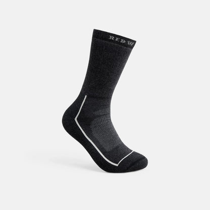 Unisex Steel-Toe Merino Wool Blend Crew Sock in Black 97394 - Red Wing Shoes