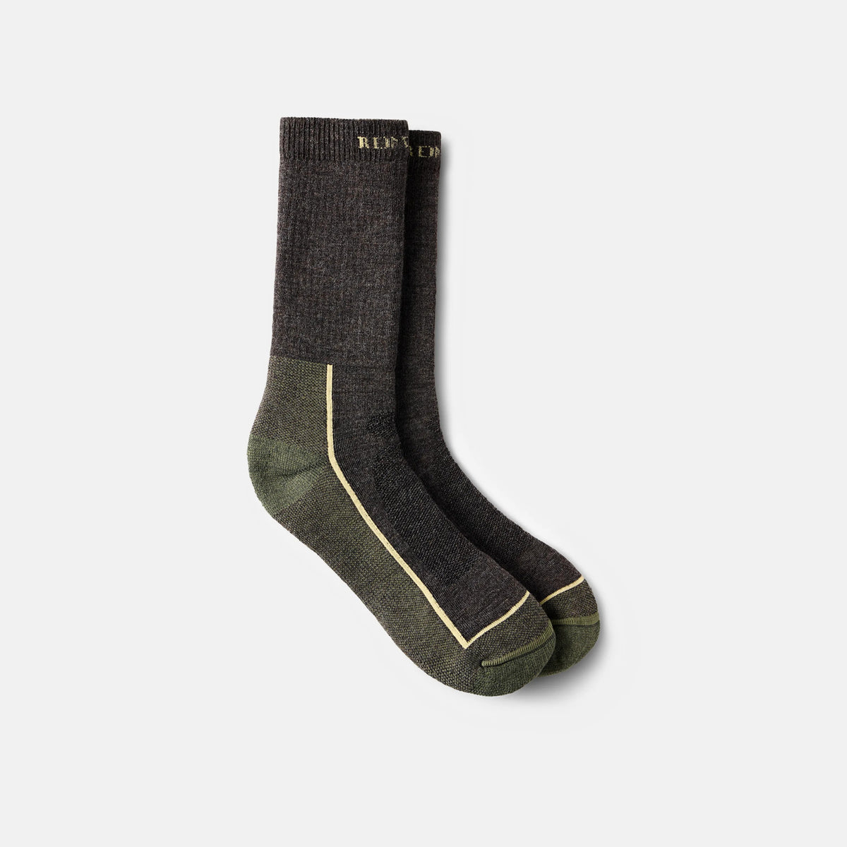 Unisex Steel-Toe Merino Wool Blend Crew Sock in Charcoal 97396 - Red Wing Shoes