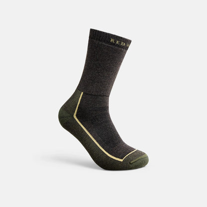 Unisex Steel-Toe Merino Wool Blend Crew Sock in Charcoal 97396 - Red Wing Shoes
