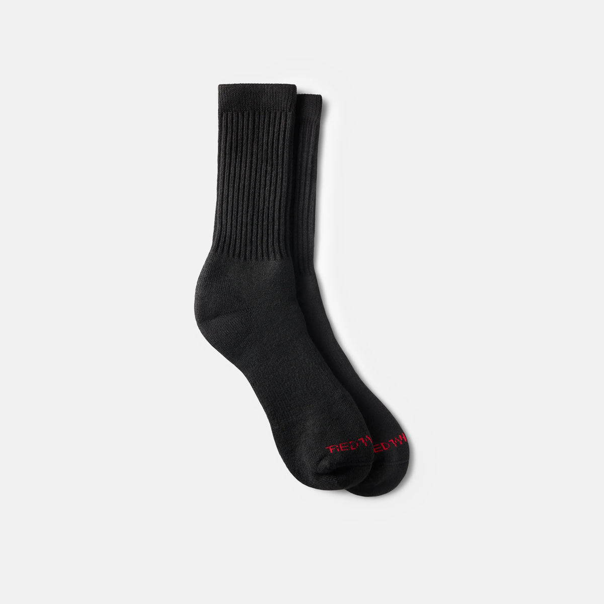 Unisex Acrylic Blend Crew Sock in Black 97308 - Red Wing Shoes