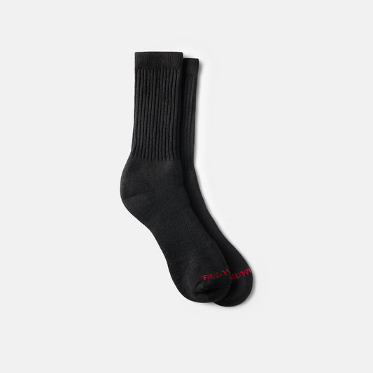 Unisex Acrylic Blend Crew Sock in Black 97308 - Red Wing Shoes