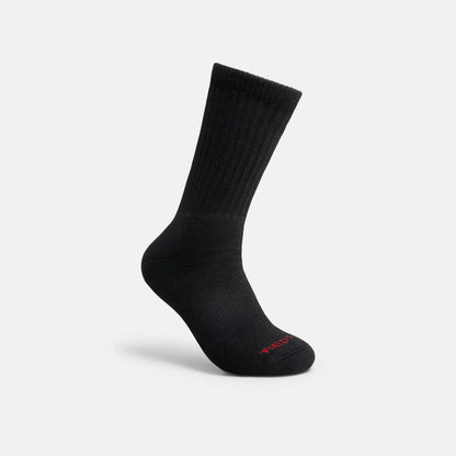 Unisex Acrylic Blend Crew Sock in Black 97308 - Red Wing Shoes