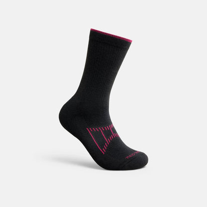Unisex CoolMax® Blend Crew Sock in Black 97397 - Red Wing Shoes