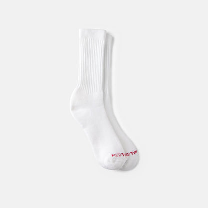 Unisex Acrylic Blend Crew Sock in White 97315 - Red Wing Shoes
