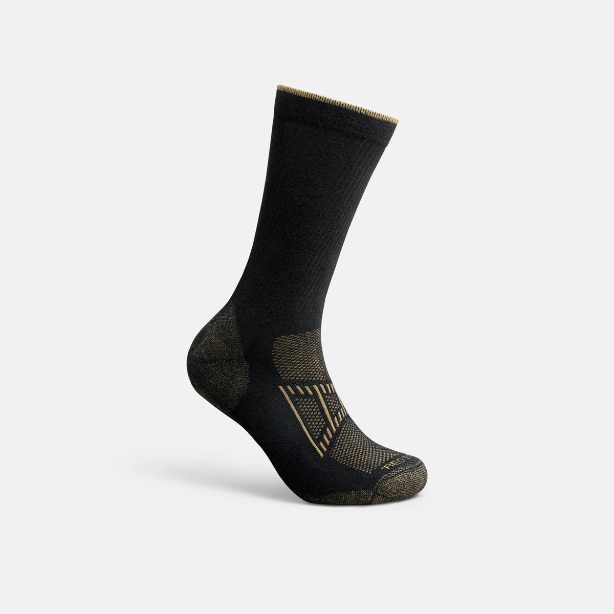 Unisex CoolMax® Blend Crew Sock in Black 97397 - Red Wing Shoes