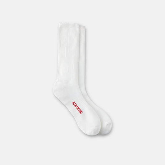 Unisex Breeze Nylon Crew Sock in White 97303 - Red Wing Shoes
