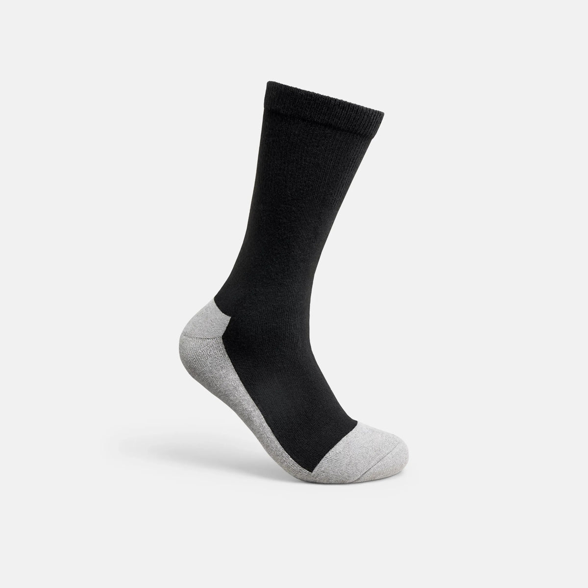Unisex Coolmax® Blend Diabetic Crew Sock in Black - Red Wing Shoes