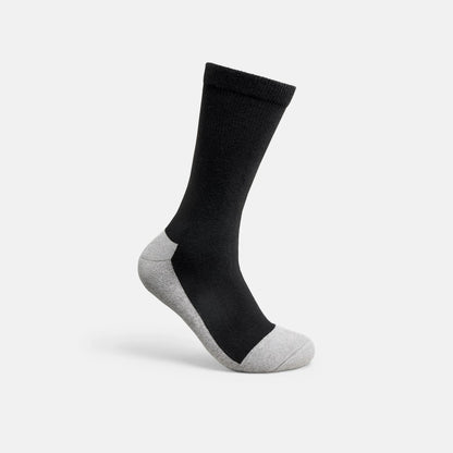 Unisex Coolmax® Blend Diabetic Crew Sock in Black - Red Wing Shoes