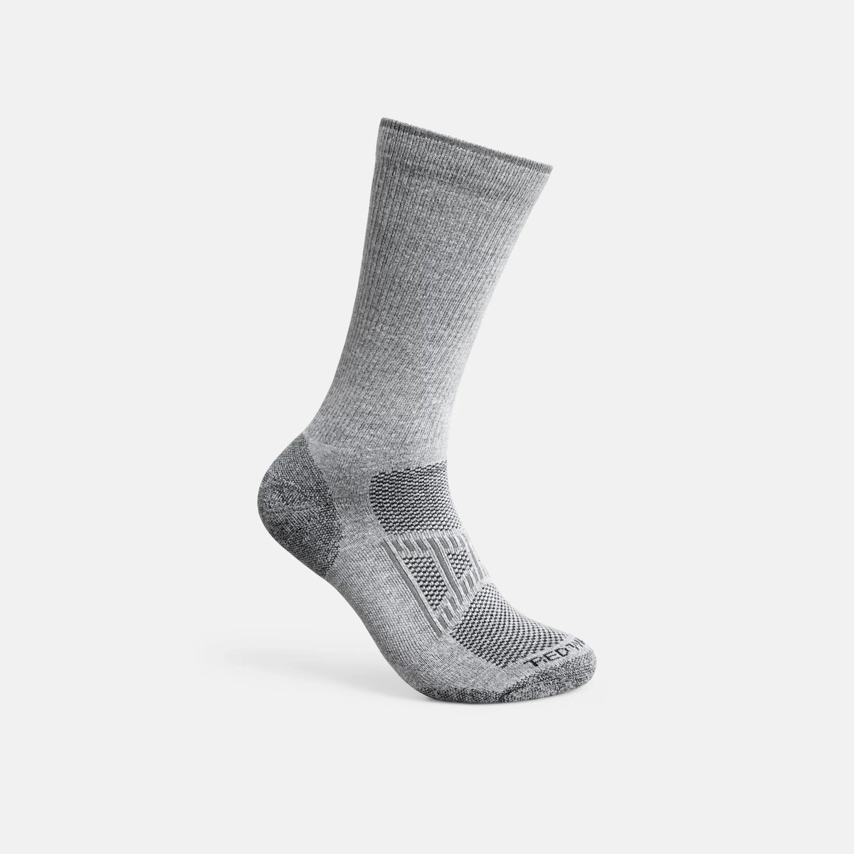 Unisex CoolMax® Blend Crew Sock in Gray 97397 - Red Wing Shoes
