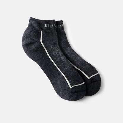 Unisex Steel-Toe Merino Wool Blend Quarter Crew Sock in Black 97393 - Red Wing Shoes