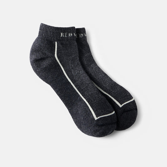 Unisex Steel-Toe Merino Wool Blend Quarter Crew Sock in Black 97393 - Red Wing Shoes