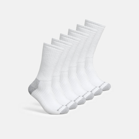 Unisex Cotton Blend Crew Sock in White 97268 - Red Wing Shoes
