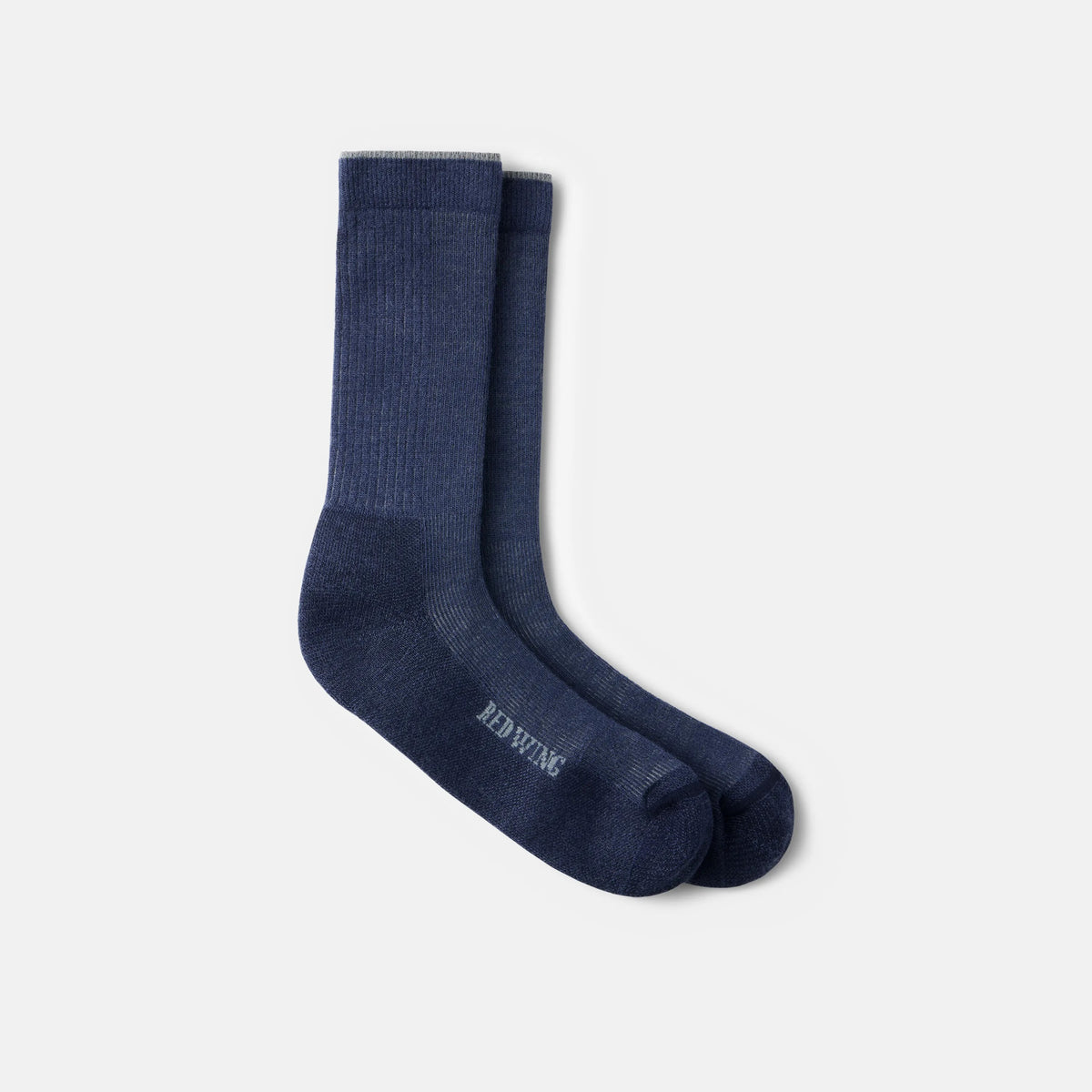 Unisex Merino Wool Blend Crew Sock in Navy - Red Wing Shoes