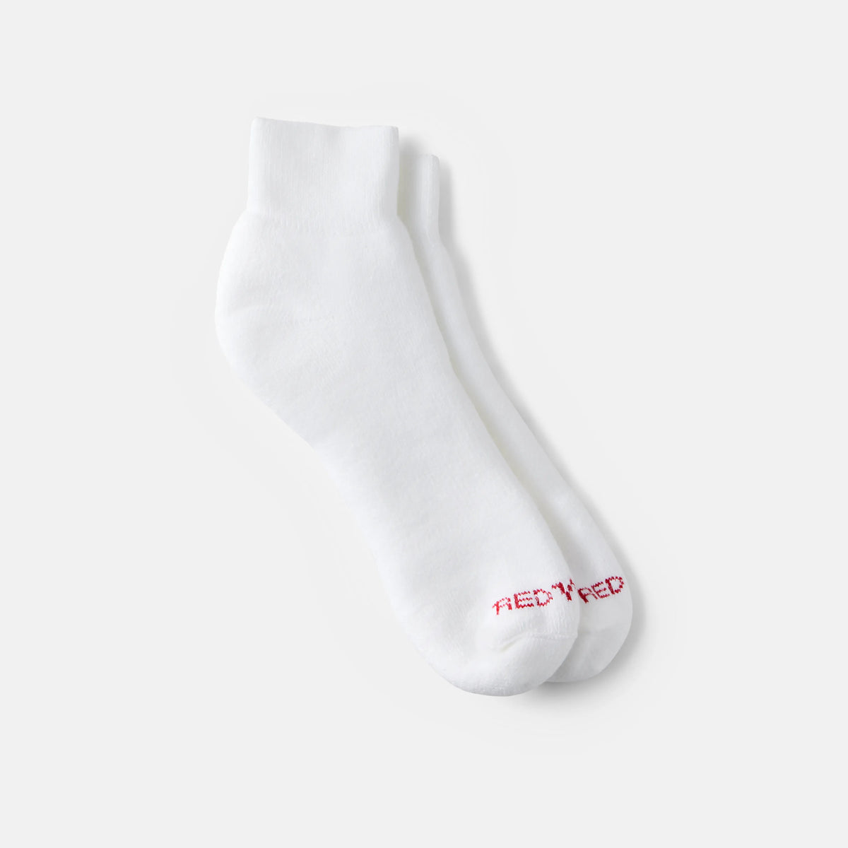 Unisex Acrylic Blend Quarter Crew Sock in White 97316 - Red Wing Shoes