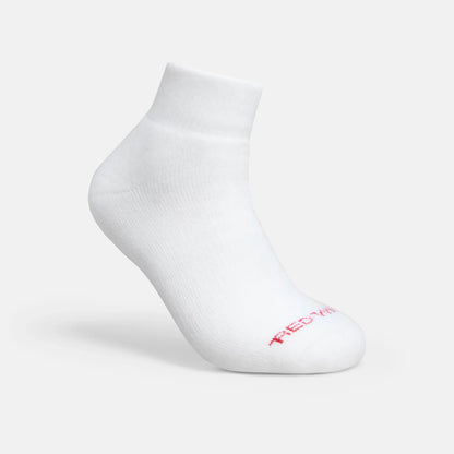 Unisex Acrylic Blend Quarter Crew Sock in White 97316 - Red Wing Shoes