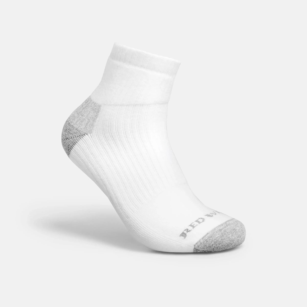 Unisex Cotton Blend Quarter Crew Sock in White 97263 - Red Wing Shoes