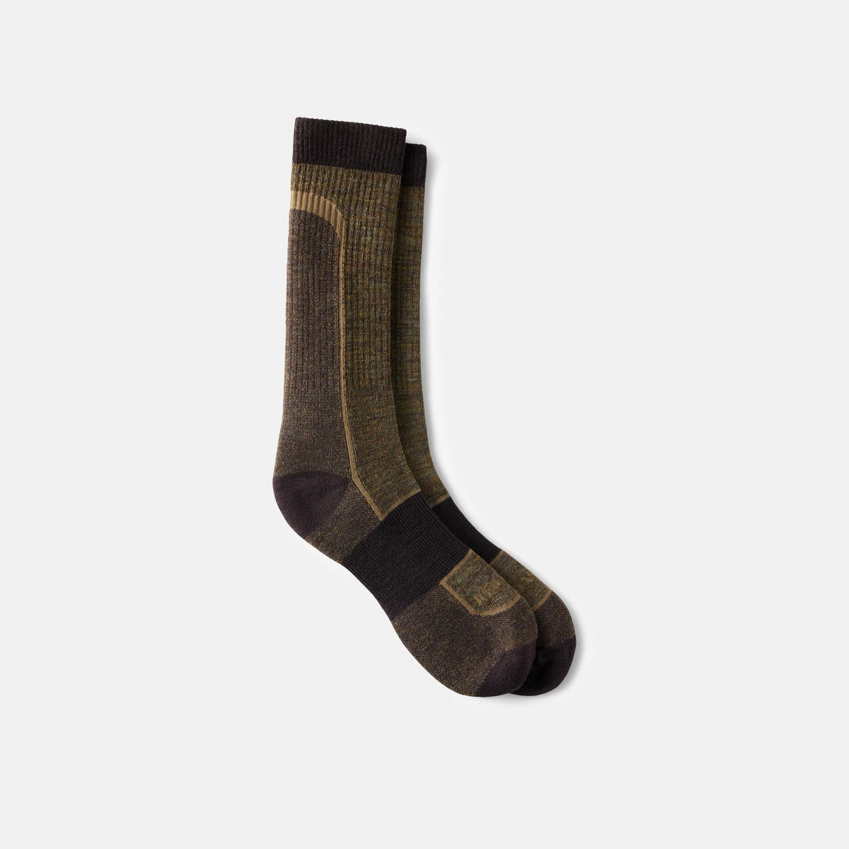 Unisex Merino Wool Blend Crew Sock in Brown 97361 - Red Wing Shoes