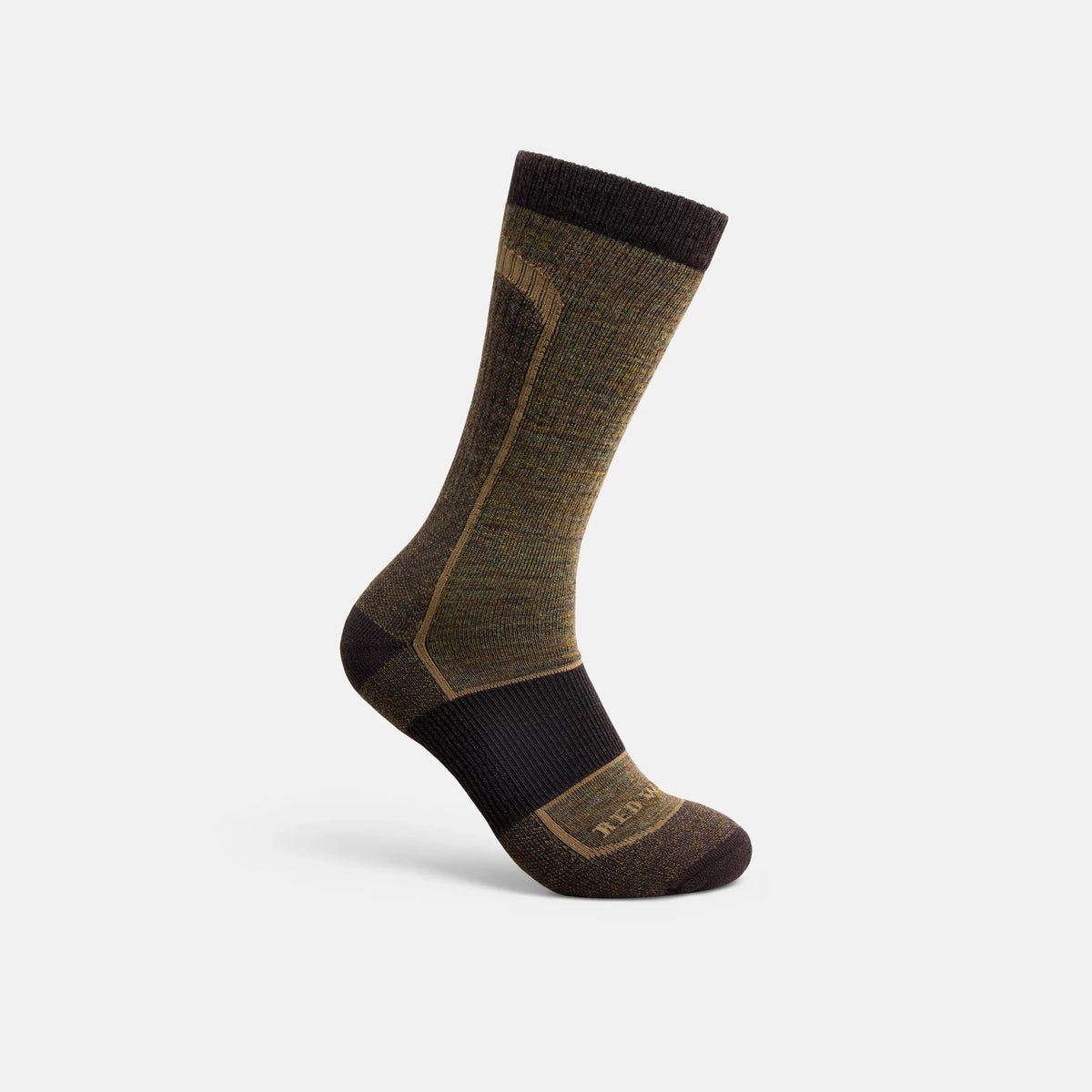 Unisex Merino Wool Blend Crew Sock in Brown 97361 - Red Wing Shoes