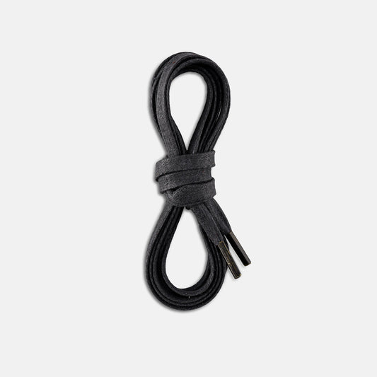 60-Inch Black Flat Waxed Boot Laces 93007 - Red Wing Shoes