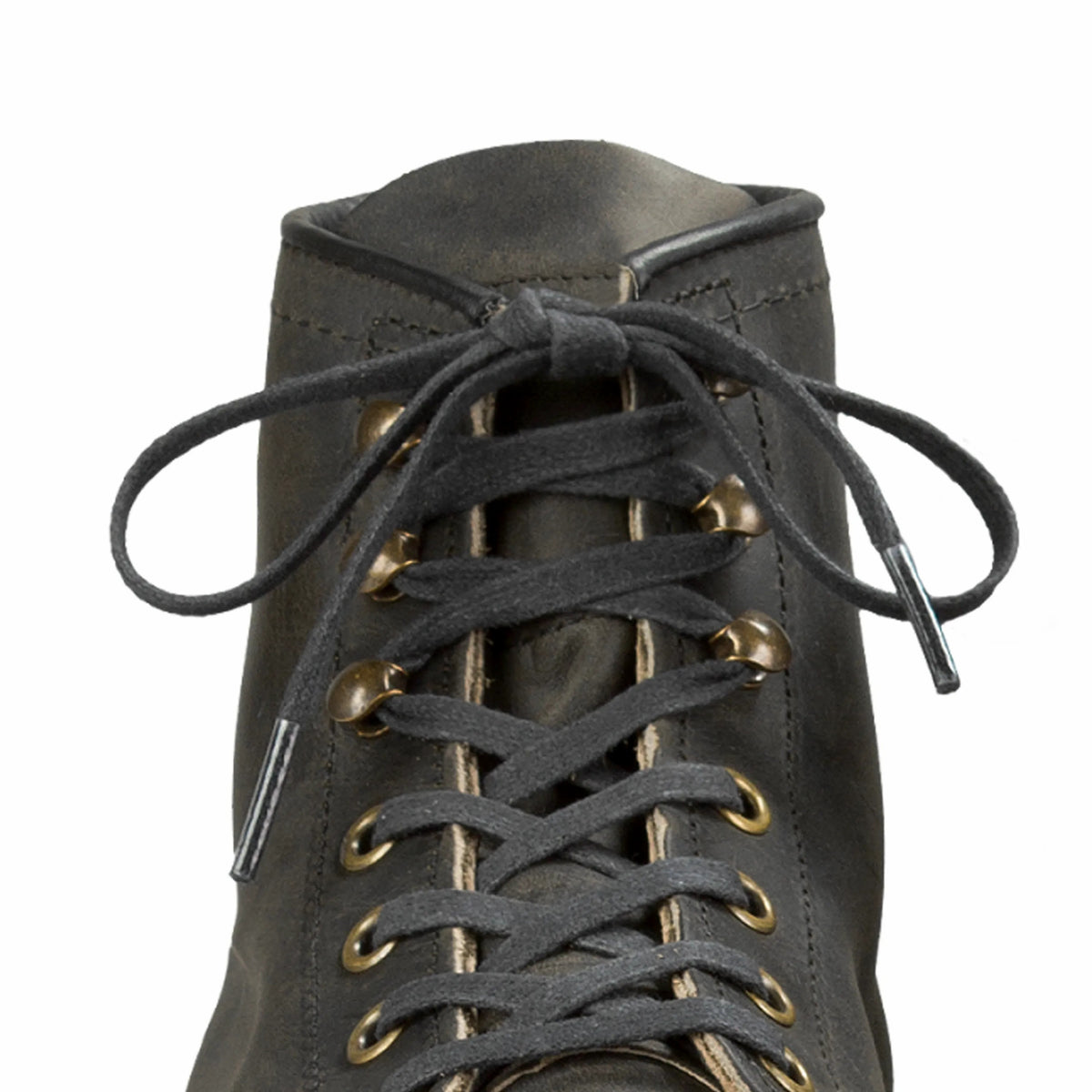 60-Inch Black Flat Waxed Boot Laces 93007 - Red Wing Shoes
