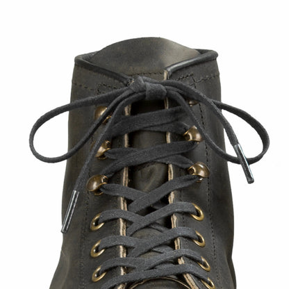 60-Inch Black Flat Waxed Boot Laces 93007 - Red Wing Shoes