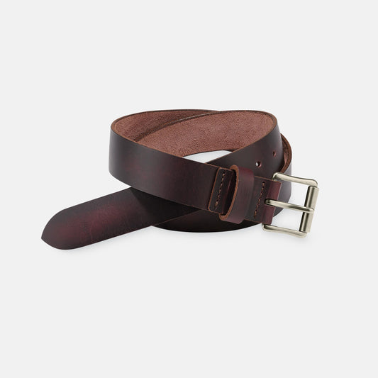 Belt in Black Cherry Excalibur Leather 97695 | Red Wing Heritage - Red Wing Shoes