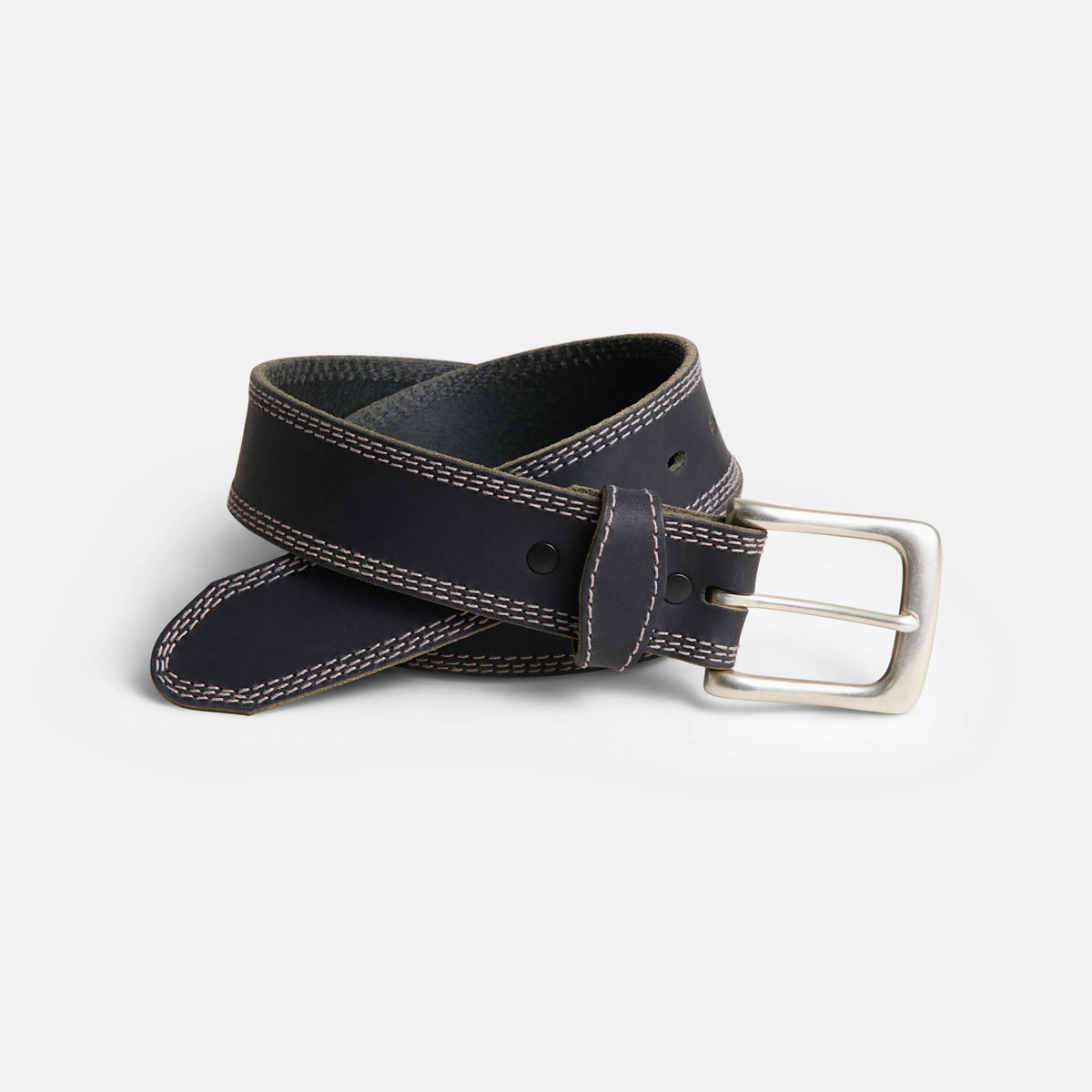 Red Wing Triple Stitch Leather Belt in Black 96549 - Red Wing Shoes