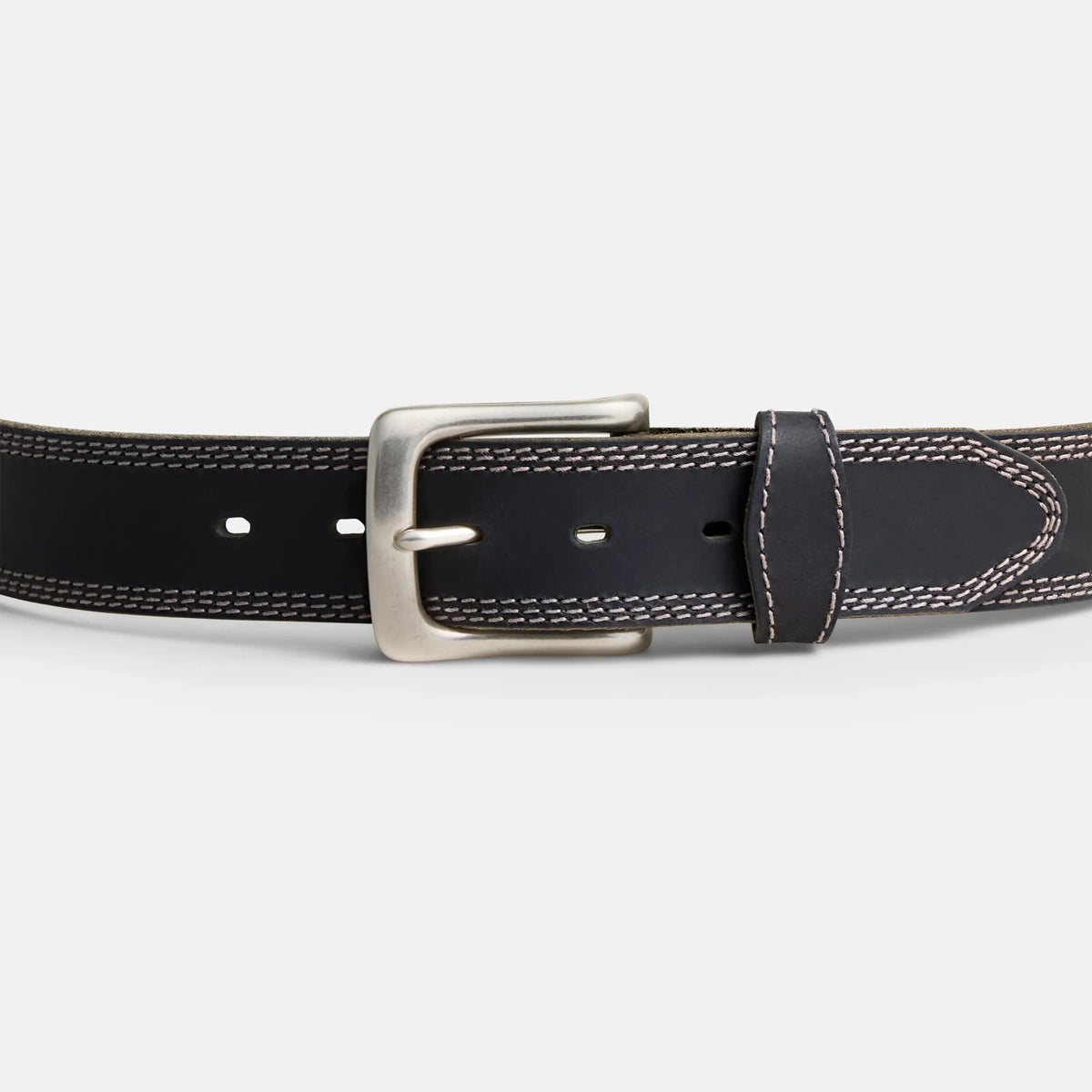 Red Wing Triple Stitch Leather Belt in Black 96549 - Red Wing Shoes