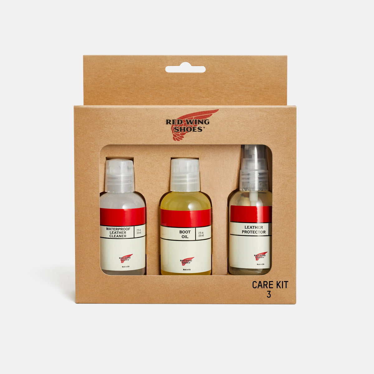 Care Kit #3 for Waterproof Full Grain or Nubuck Leathers 98019 - Red Wing Shoes